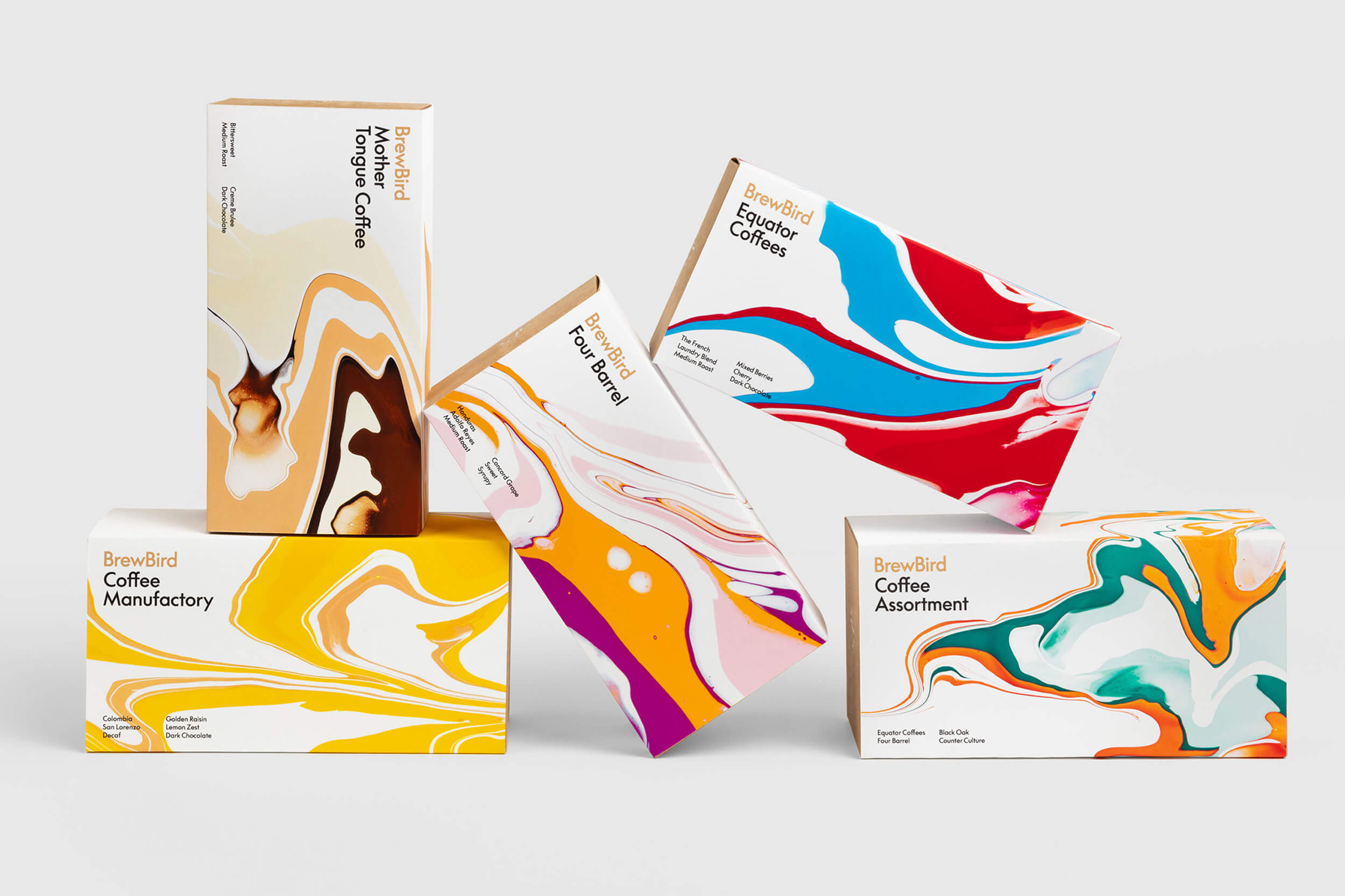 Craig Black x Mucho x BrewBird_Branding and Packaging_Coffee_Acr
