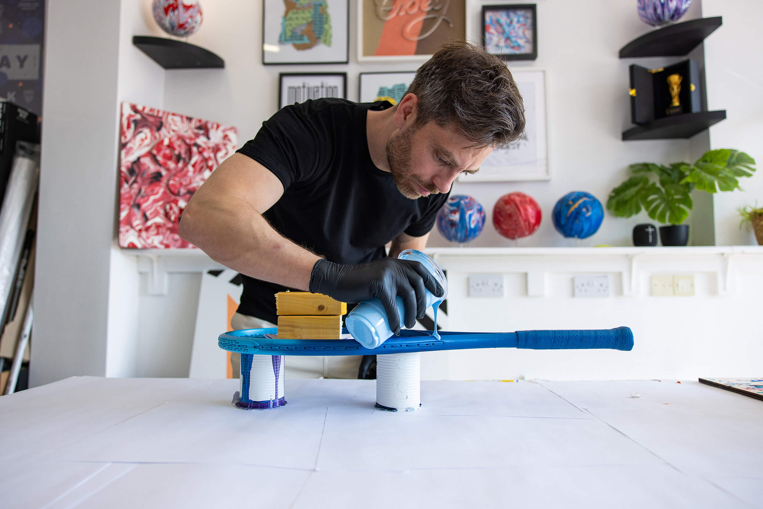 Craig Black x Game, Set and Fusion - Acrylic Fusion Tennis Bat