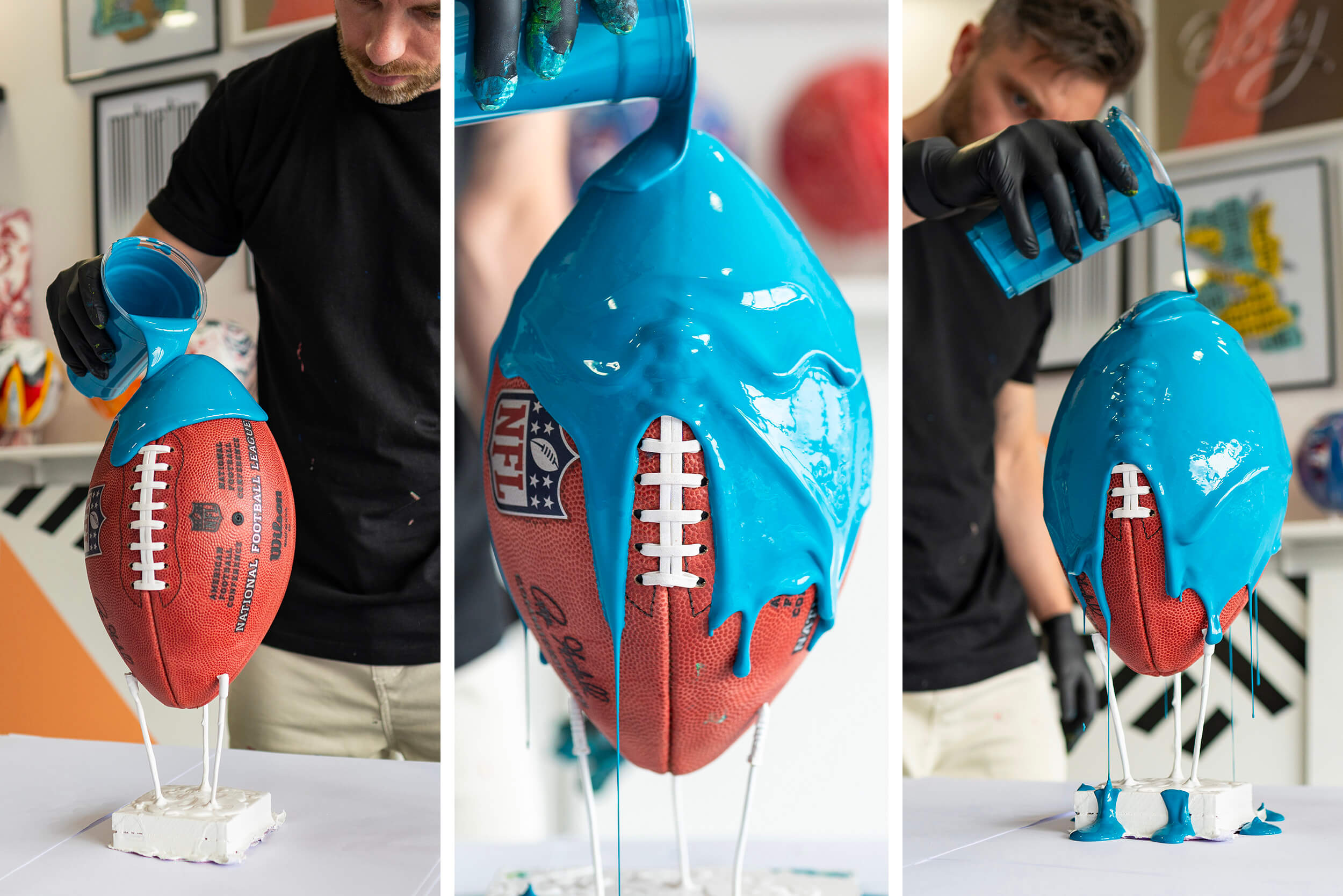 Craig Black x Wilson x NFL_Acrylic Fusion American Footballs_Jac Craig Black x Wilson x NFL_Fusion Footballs_Jacksonville Jaguars x Buffalo Bills
