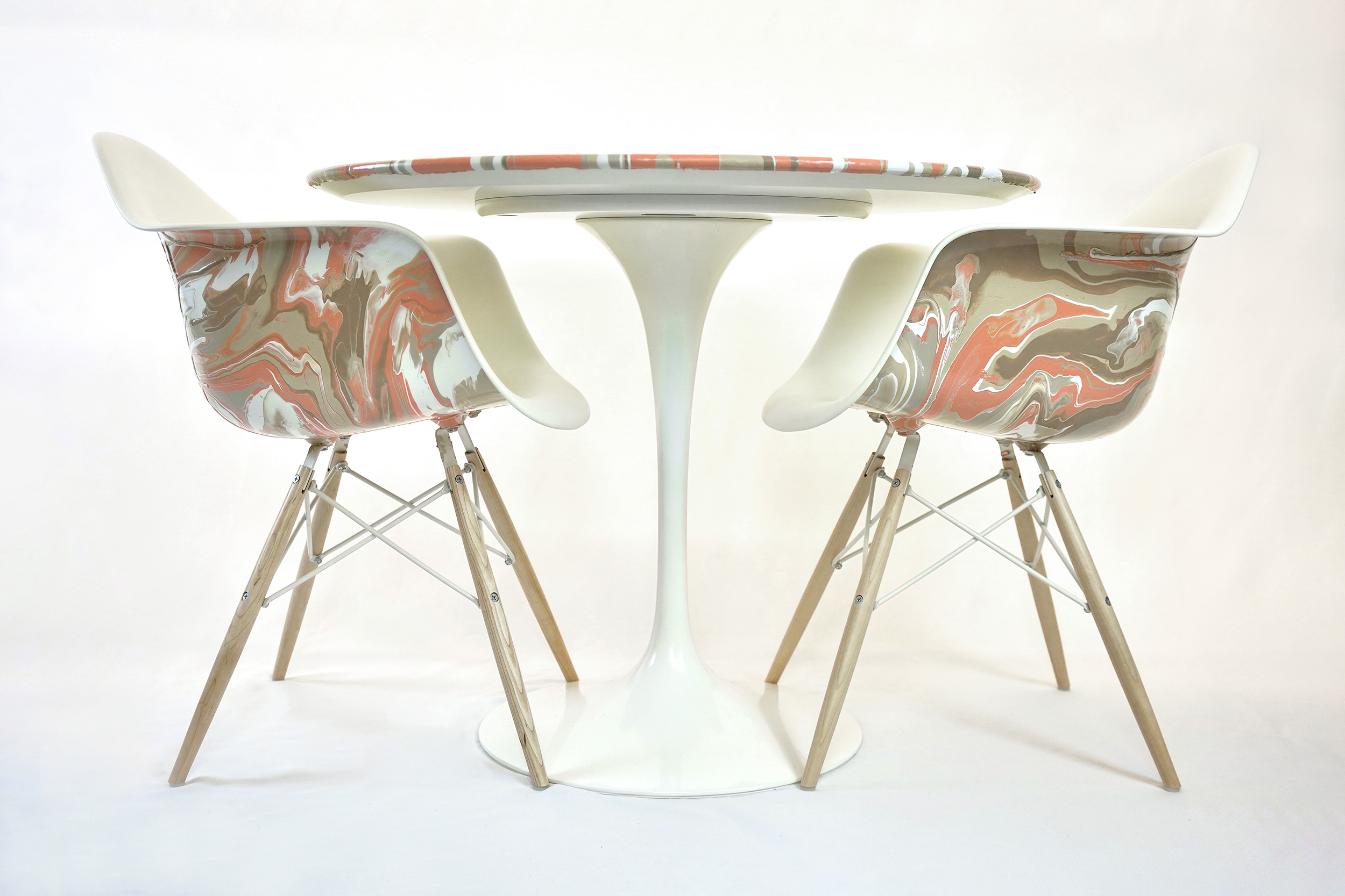 Craig Black x Bergmeyer x MillerKnoll_Furniture Collaboration_Table and Chairs_Boston
